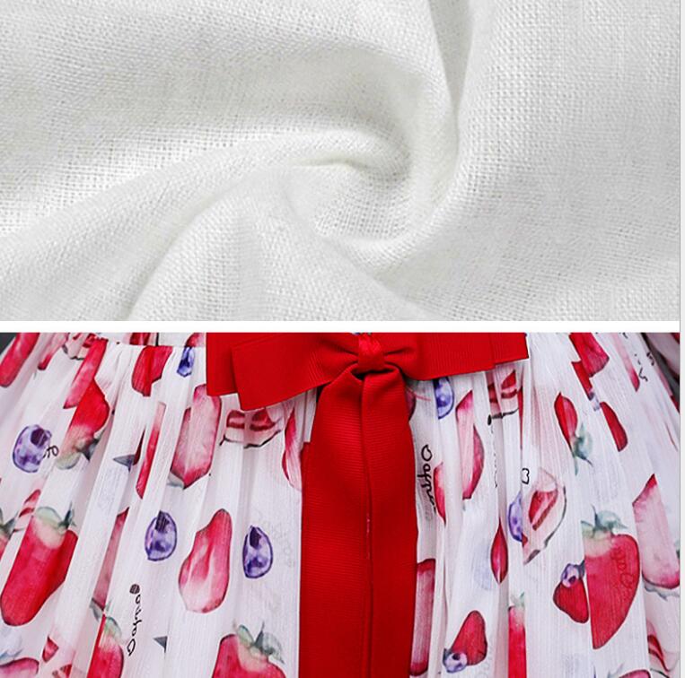 Girls Winter Print Lolita Wedding Teenage Christmas Dress