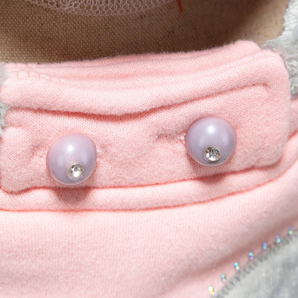 Girls Sweatshirt Cartoon Rabbit Hooded Coats