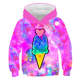 Kid Girls Unicorn Cute Spring Autumn Pony Jacket Hoodie