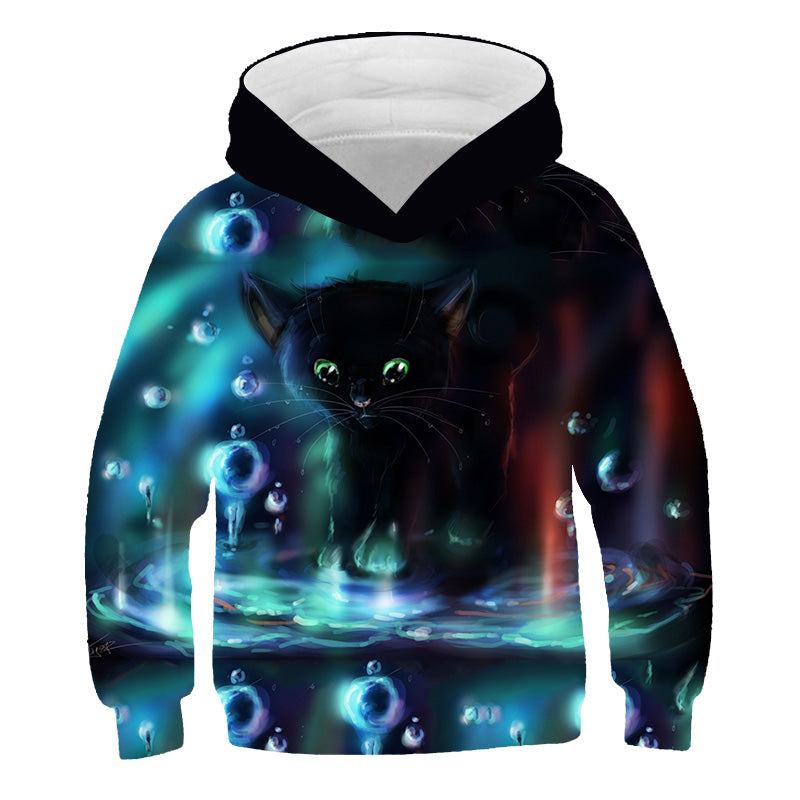 Kid Girls Unicorn Cute Spring Autumn Pony Jacket Hoodie