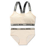 Kid Girls Training Bra Vest Sport Underwear Teen Sets 2 Pcs