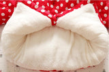 Baby Girl Outerwear Winter Cute Rabbit Jacket Thick Cotton-Padded Coat
