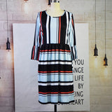 Family Matching Mother Daughter Autumn Ruffle Sleeve Loose Dress