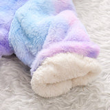 Girls  Coat Winter Colorful Fur Cotton Padded Thicken Warm Coats