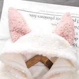 Winter Baby Toddler Boy Girl Fluff Animal Raccoon Hooded Coat Jackets