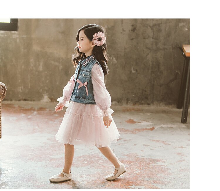 Girls Clothing Kids Dresses Casual Princess Teenagers For Girls 3-10 Years