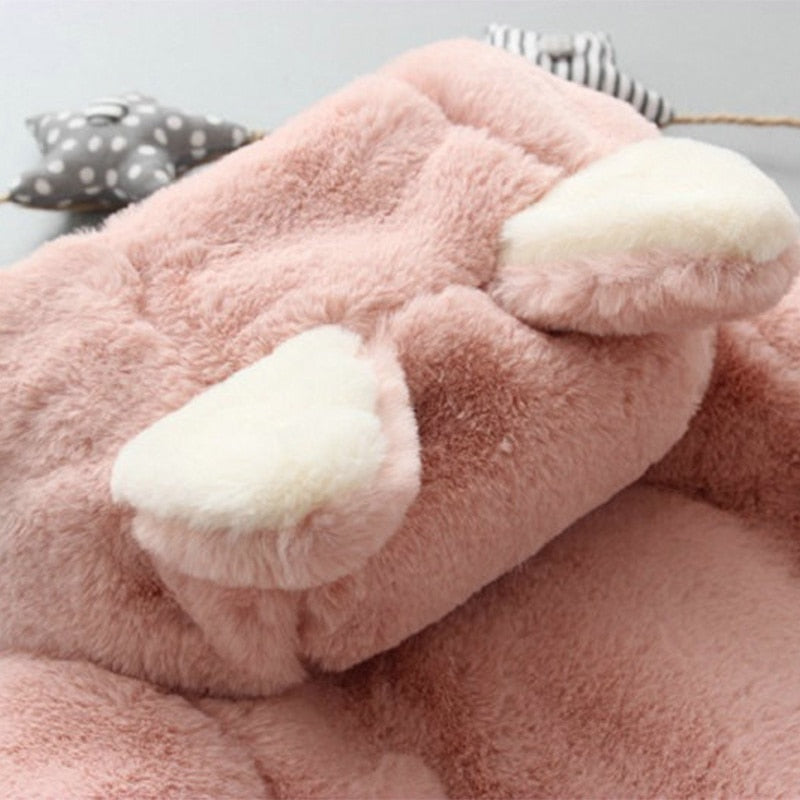 New Autumn Winter Toddler Baby Adorable Ear Warm Solid Coat