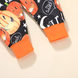0-18M Halloween Toddler Baby Pumpkin Printed Sets 3 Pcs
