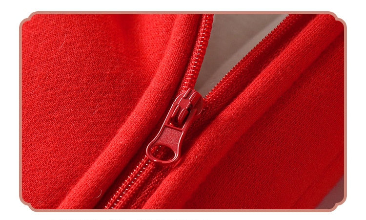 Baby Girl Hooded Romper Fleece Newborn Winter Sleepwear Romper Jumpsuit