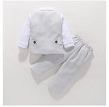 Boys Kids Set Toddler Boy Birthday Wedding Gentleman Formal 3Pcs Outfits