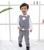Boys Kids Set Toddler Boy Birthday Wedding Gentleman Formal 3Pcs Outfits
