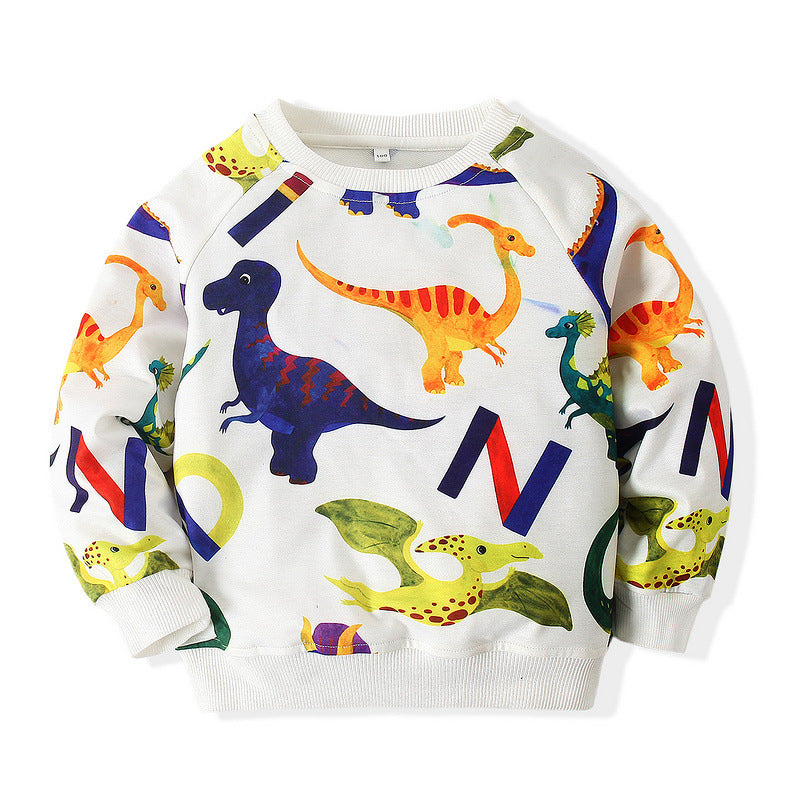 Kid Baby Girls Boys Cartoon Sports Unicorn Suit Long Sleeve Spring Pajamas