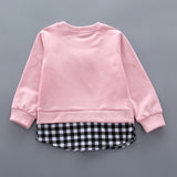 Baby Boy Girl Suit Fashionable Long Sleeve Ripped Sets 2 Pcs