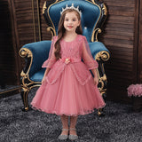 Kids Flower Girl Dress Evening Princess Party Wedding Dresses 3-12 Years
