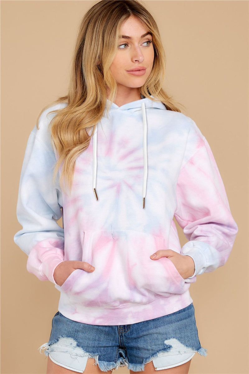 Family Matching Parent-child Autumn Tie-dye Print Hoodies