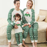Christmas Pajamas Family Matching Outfits Father Mother Kids Sleepwear