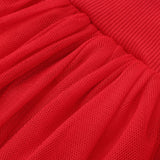 Summer Toddler Girls Off Shoulder Rose Embroidery Tops+Solid Tulle Skirts Outfits - honeylives