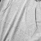 Family Matching Mother Kids Love Hoodies Shirts Tops