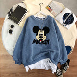 Lamb Sweater Kid Girl Loose Cartoon Print Tops