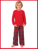 Christmas Family Matching Pajamas Red Nightwear Family Look