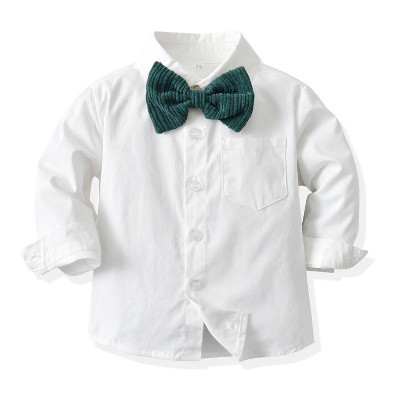 Kid Baby Boy Suit England Infant Birthday Blazer 2 Pcs Sets