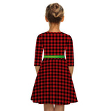 Family Matching Mother Daughter Autumn Christmas Dresses