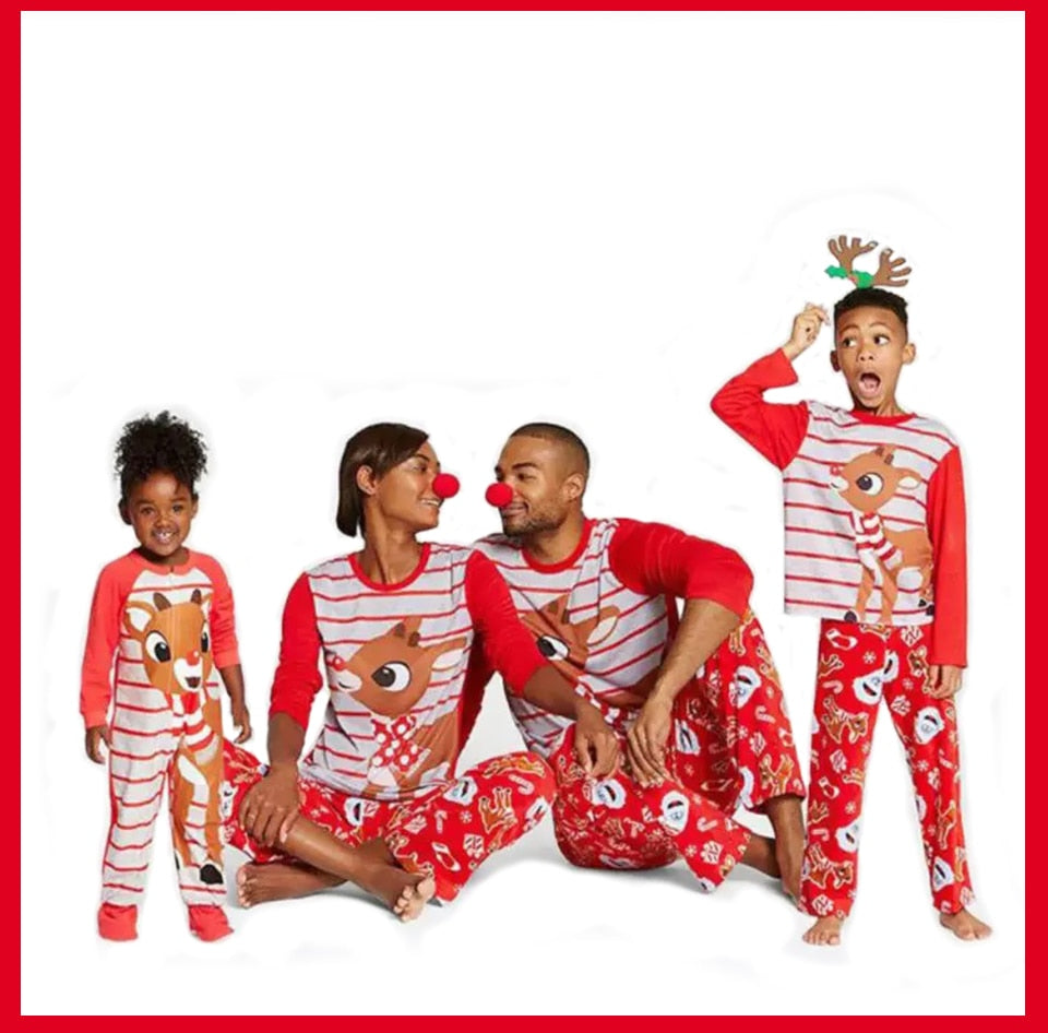 Family Matching Christmas Pajamas Matching Baby Sleepwear