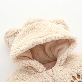 New Autumn and Winter Baby Romper Trendy Bear Design Long-sleeve Jumpsuit