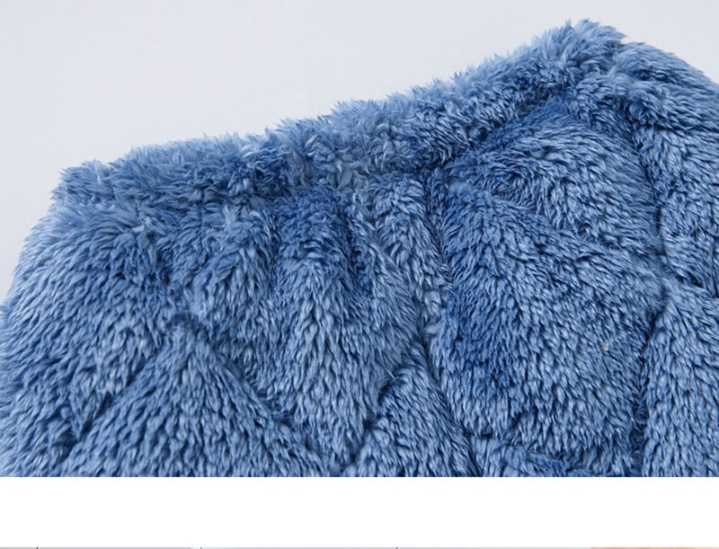 Kid Baby Girls Winter Pajamas Set Plus Velvet  Warm Flannel Thicken Sleepwear