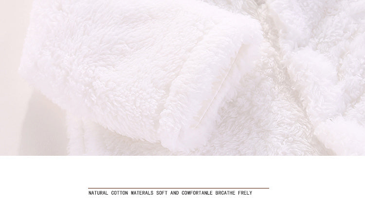 Baby Newborn Velvet Cotton Sleeping Romper