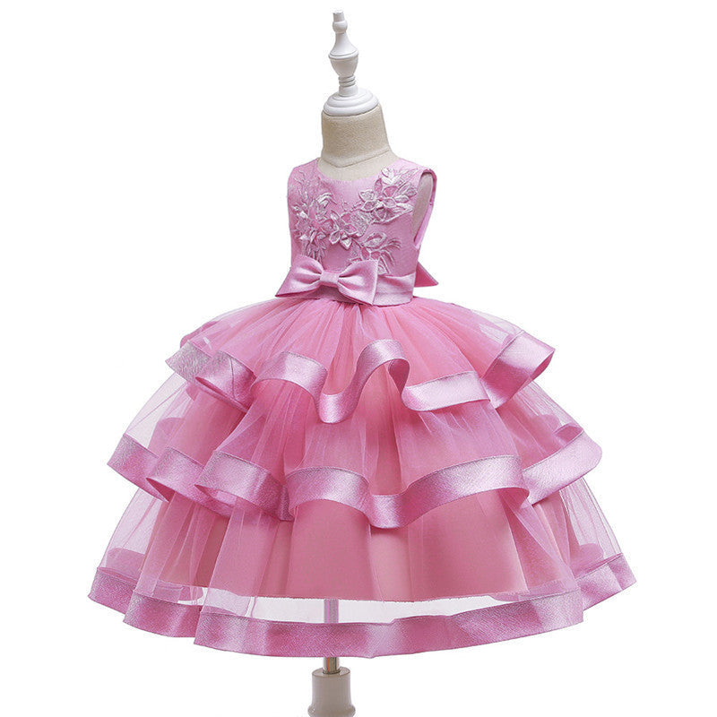 Toddler Baby Girl Princess Party Wedding Elegant Pageant Flower Dress - honeylives