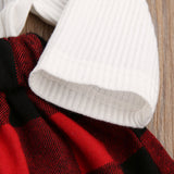 Baby Girl Sets Dress Headband Knitted 2 Pcs Sets 0-18M