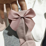 Baby Girls Big Bow Knee High Long Soft Bowknot Socks