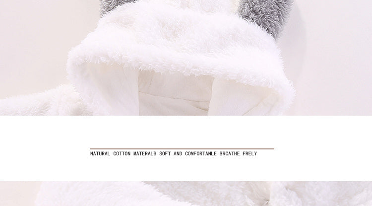 Baby Newborn Velvet Cotton Sleeping Romper