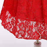 Girls Dresses Autumn Winter Wear Lace Princess Flower Dress