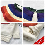 Baby Girls Winter Sweater Pullover Knitted Solid Top Sweaters