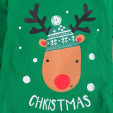 Kid Christmas Pajamas Set Santa Claus Long Sleeve Pullovers Pajamas