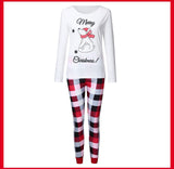 Family Christmas Pajamas Mommy Daughter Son Matching Outfit Nightwear