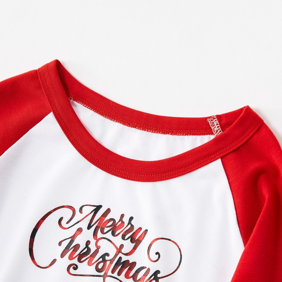 Family Matching Christmas Pajamas Father Mother Kids Baby Sets Sleepwear
