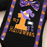 0-18M Babies Halloween Pattern Long Sleeve 3 Pcs Sets