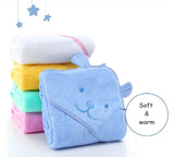 Kids Cotton Towel Hooded Towel Blanket Bath Poncho Spa Bathrobe - honeylives
