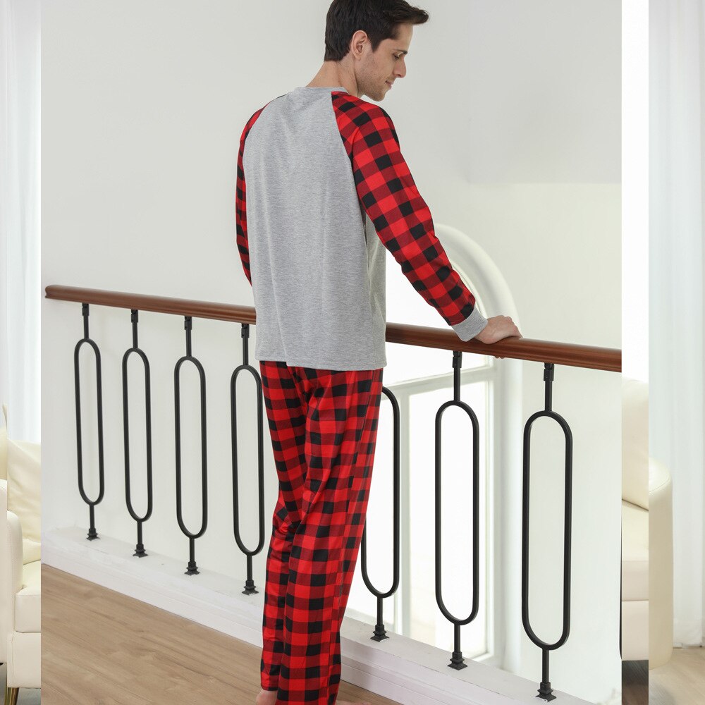Christmas Pajamas Family Matching Outfits Father Mother Kids Sleepwear