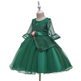 Kids Flower Girl Dress Evening Princess Party Wedding Dresses 3-12 Years