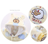 Winter Baby Newborn Climbing Thickened Romper