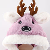 Kids Girl Christmas Coats Hooded Thickening Cloak Loose Coat