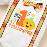 0-18M Babies Halloween Pattern Long Sleeve 3 Pcs Sets