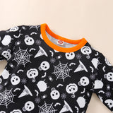 18M-5Y Kids Baby Boy Girl Halloween Printed Long Sleeves Pajamas