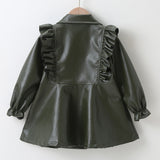 Toddler Kids Baby Girls Spring Autumn Faux Coats