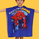 Kid Baby Cartoon Mermaid Hooded Bath Towels Cloak Quick Dry Absorbent Pajamas