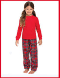 Christmas Family Matching Pajamas Red Nightwear Family Look